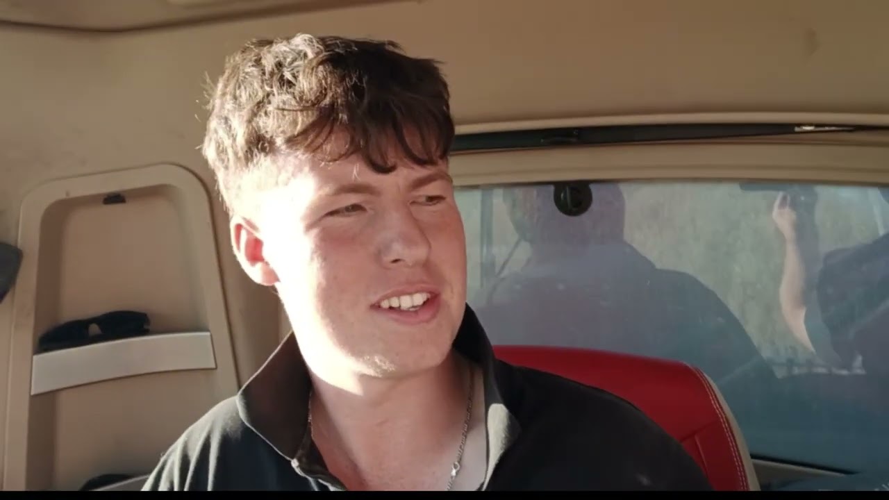 David Daly from Ireland at Farris Harvesting- Ohio International Intern Program