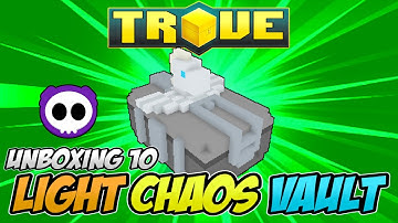 UNBOXING 10 LIGHT CHAOS VAULTS IN TROVE PC #4 ✪ Can We Unbox The Light Pegasus Mount?