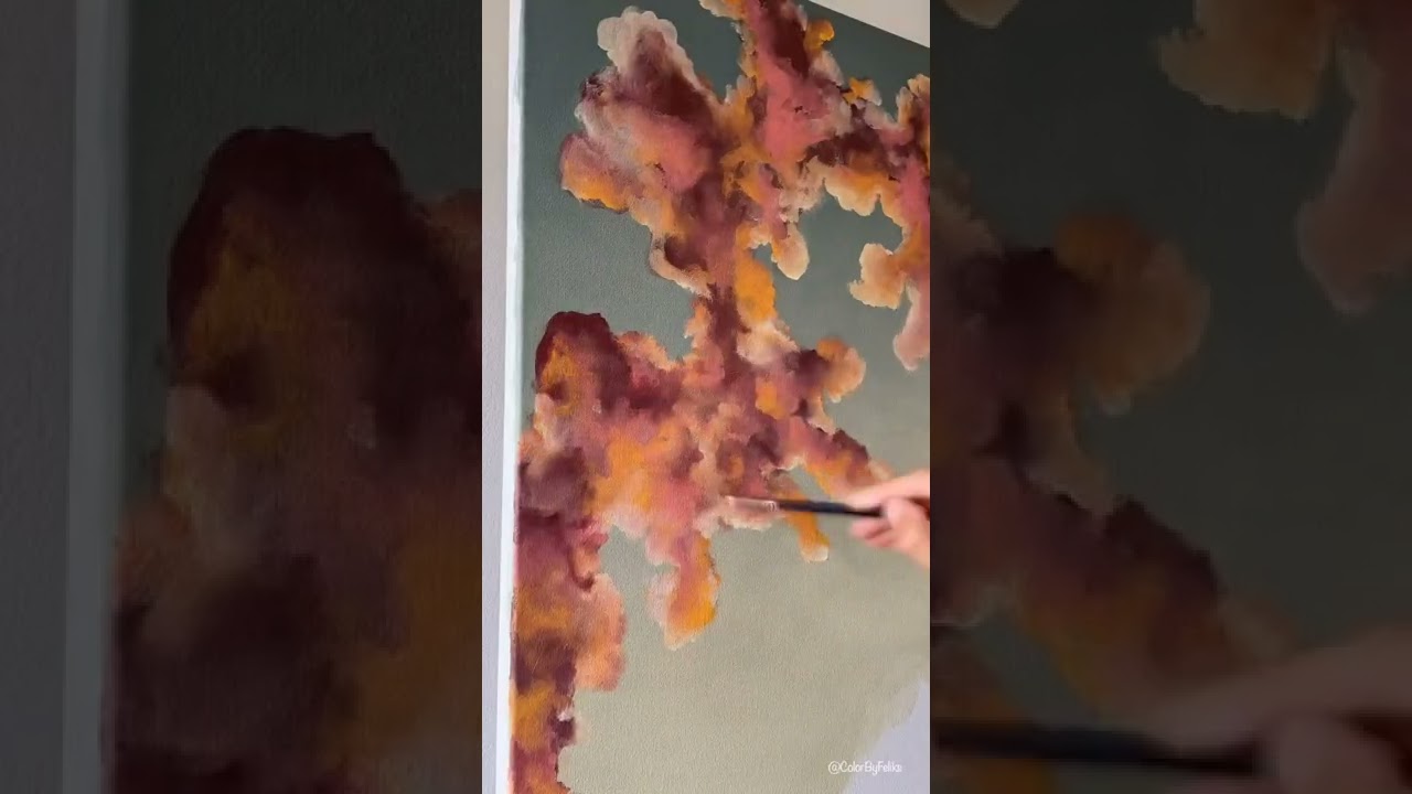 Nature-inspired painting in Puerto Rico. 