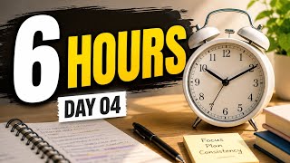 6 Hours Study Timelapse 📚 | Day 04 | Can You Stay Focused