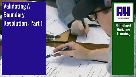 How To Validate A Boundary Resolution - Part 1