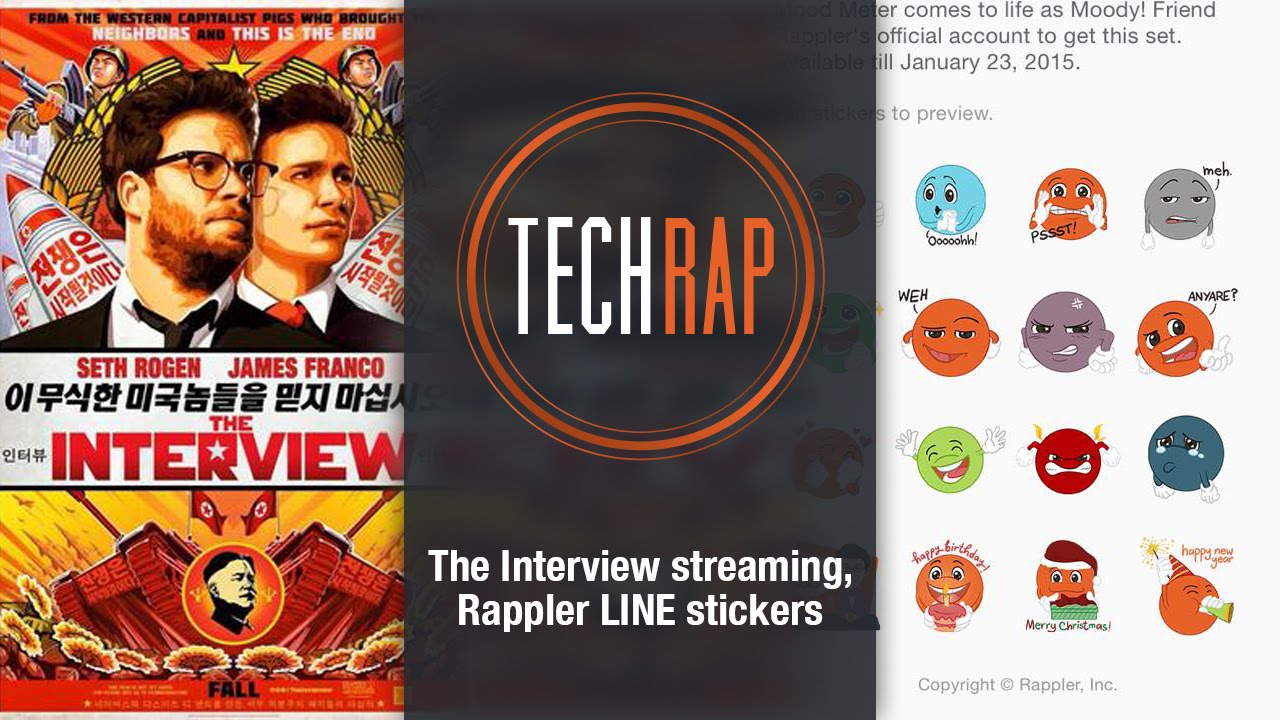 Video Interviewing Stickers 'The Interview' streaming, Rappler LINE stickers (TechRap) - YouTube