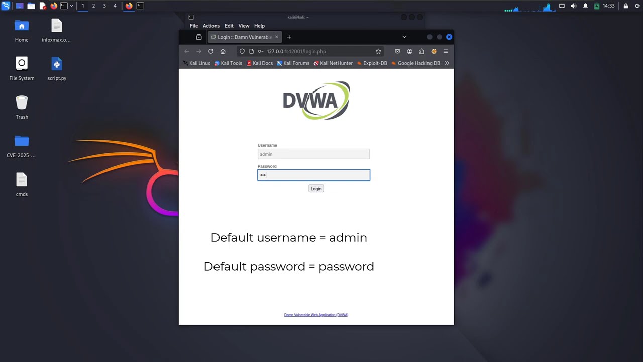 Install DVWA on Kali Linux