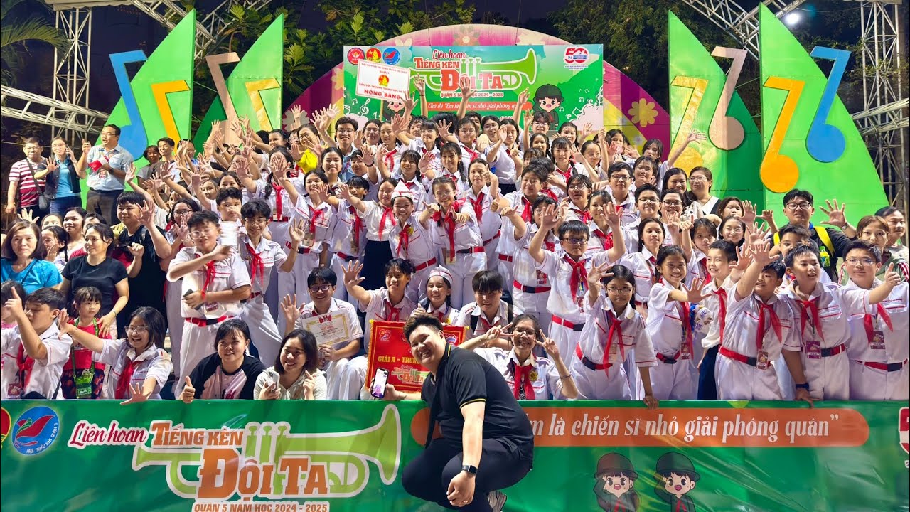 Liên hoan Tiếng kèn Đội ta - Quận 5 - 2025: Hồng Bàng giữ vững giải A!