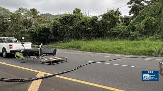 Two workers injured in downed cable incident in Kailua