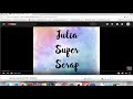 Como publicar correctamente el comentario para el sorteo. Julia super scrap.