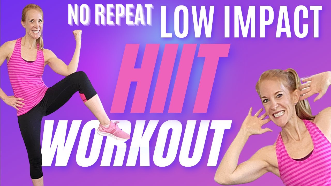LowImpact HIIT Workout No Repeat Full Body HIIT Cardio & Strength