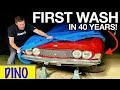 First Wash in 40 Years: RARE Fiat Dino Moldy Disaster Detail!