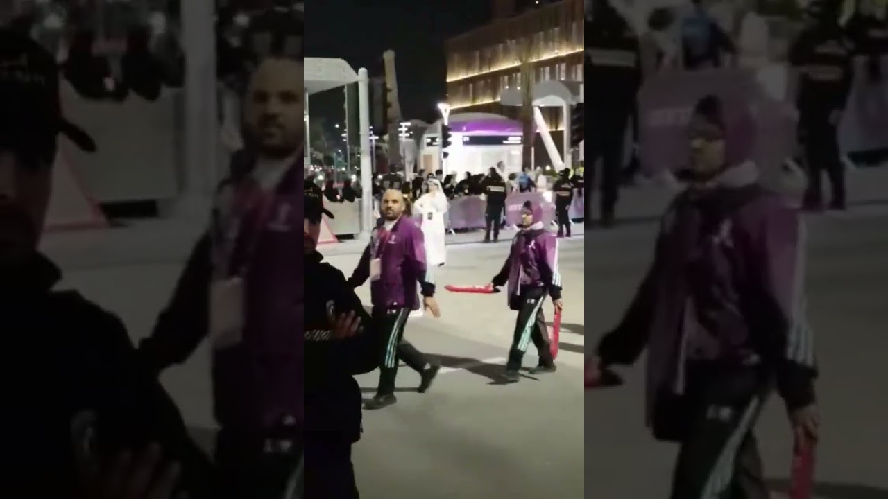 FIFA Volunteer March/Parade at Lusail Boulevard 