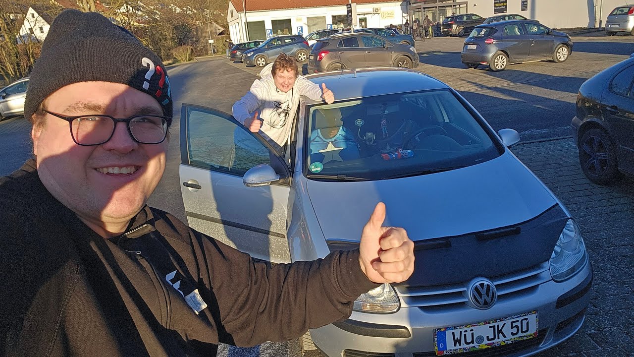 Livestream mit Justus und Jürgen unterwegs mit Youngtimer VW Golf 5