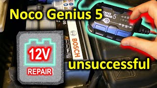 I should have returned this new car battery (Noco 5 Genius repair?)