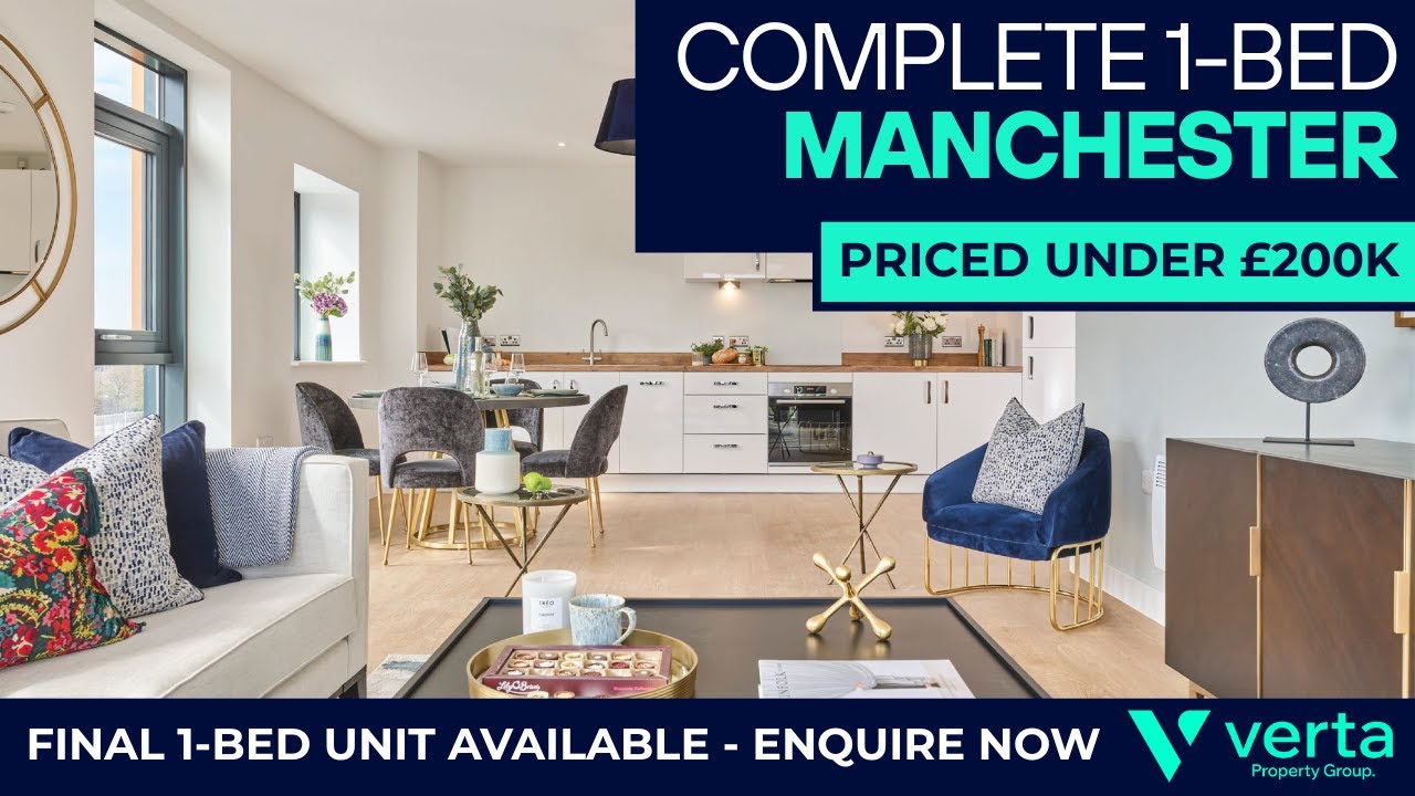 Final Complete 1-Bed Manchester Apartment | Under £200K