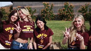 Arizona State Dance Team Alumni at Homecoming.