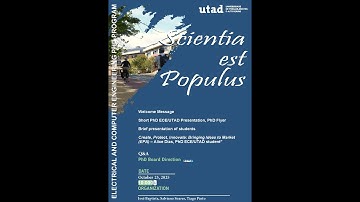 Scientia est Populus - kickoff Meeting PhD ECE 2025/2026 edition, 25th. October 2025