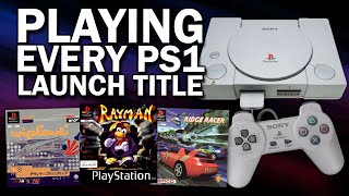 PLAYING EVERY PS1 LAUNCH GAME