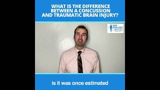 What is the difference between a concussion and traumatic brain injury?