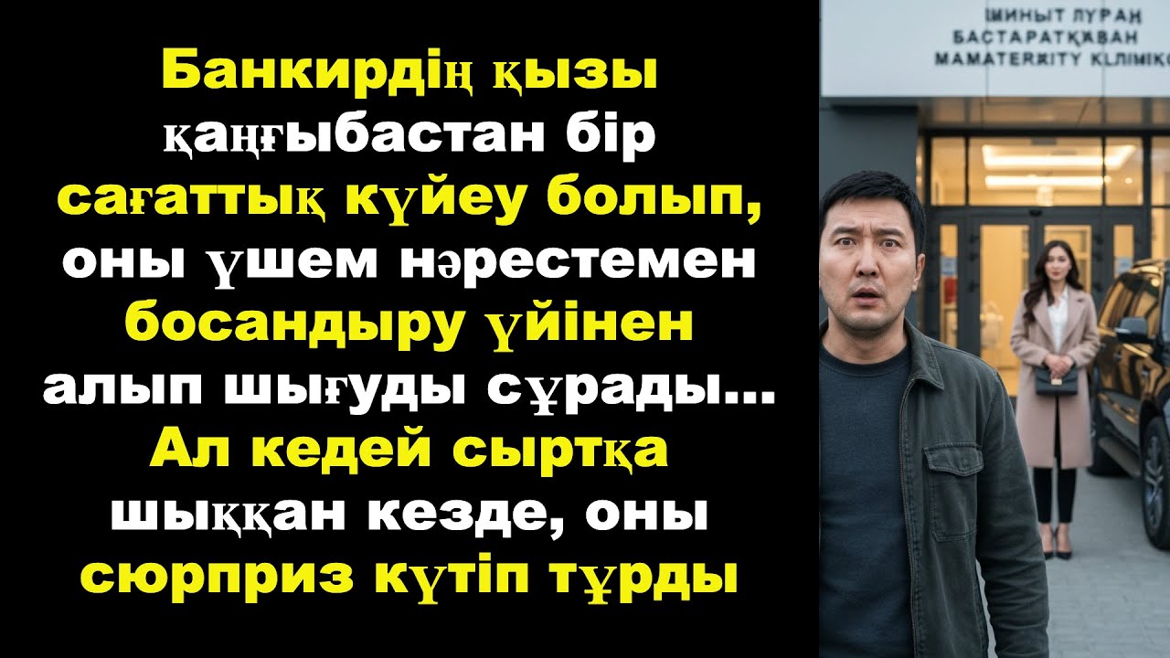 Банкирдің қызы қаңғыбастан бір сағаттық күйеу болып, оны үшем нәрестемен босандыру үйінен алып