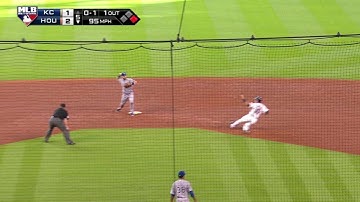 KC@HOU Gm3: Escobar starts inning-ending double play