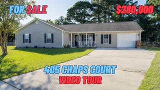405 Chaps Court | Jacksonville, NC Home for Sale | 4 Bedrooms | Renovated Kitchen | Full Home Tour