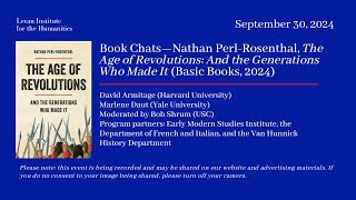 Book Chats—Nathan Perl-Rosenthal, The Age of Revolutions