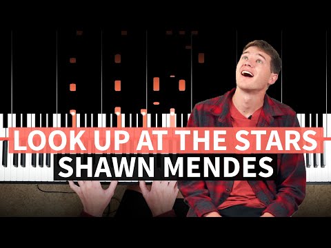 Look Up At The Stars Shawn Mendes PIANO TUTORIAL Accompaniment With Chords 