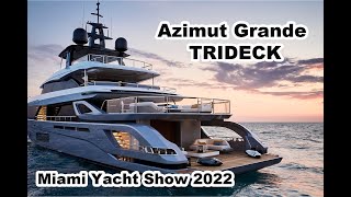 #Lançamento | Azimut Grande TRIDECK | Miami Yacht Show 2022 | Boat Shopping