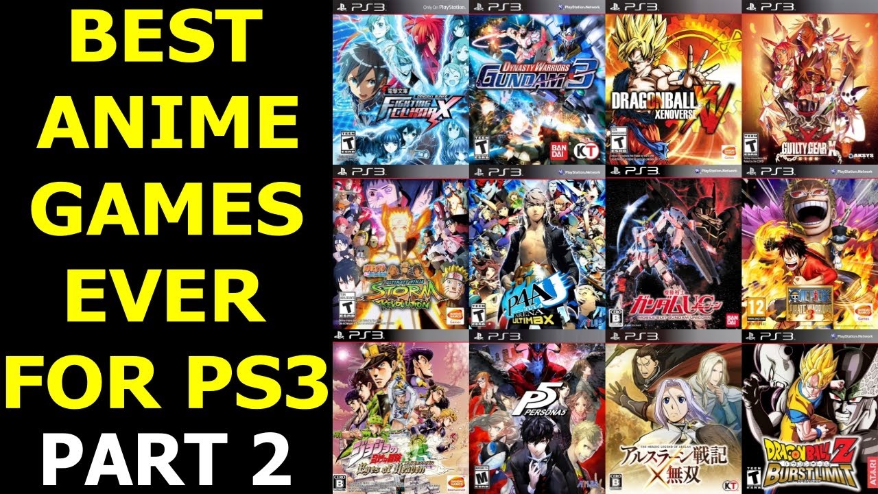 Top Greatest Anime Games for PS3 All the Time. Part 2 - YouTube
