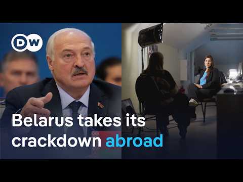 Belarus crackdown reaches students studying in Europe | DW News
