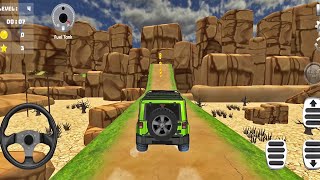 Offroad Mountain Climb Jeep Game To Play | Green Jeep Racing Game | Mountain Green Jeep 3D Game screenshot 4