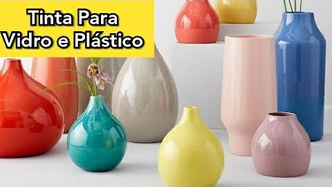 Como fazer tinta de vidro caseiro?