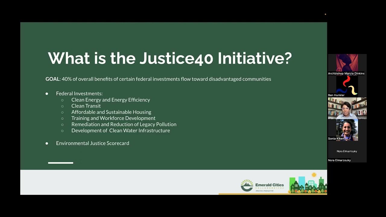 BLAC Listening Session: Equitable Justice40 Funding for Black Appalachian Communities