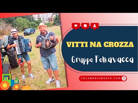 I FOLKAVACCA in "Vitti na crozza" con il mitico Landini Testa Calda🎹🚜