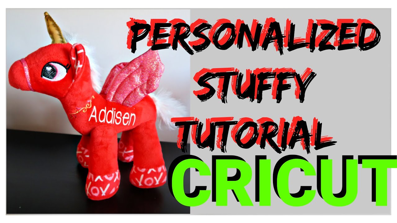 CRICUT VALENTINE TUTORIAL | PERSONALIZED STUFFED ANIMALS CRICUT | Cricut Valentine Ideas to sell