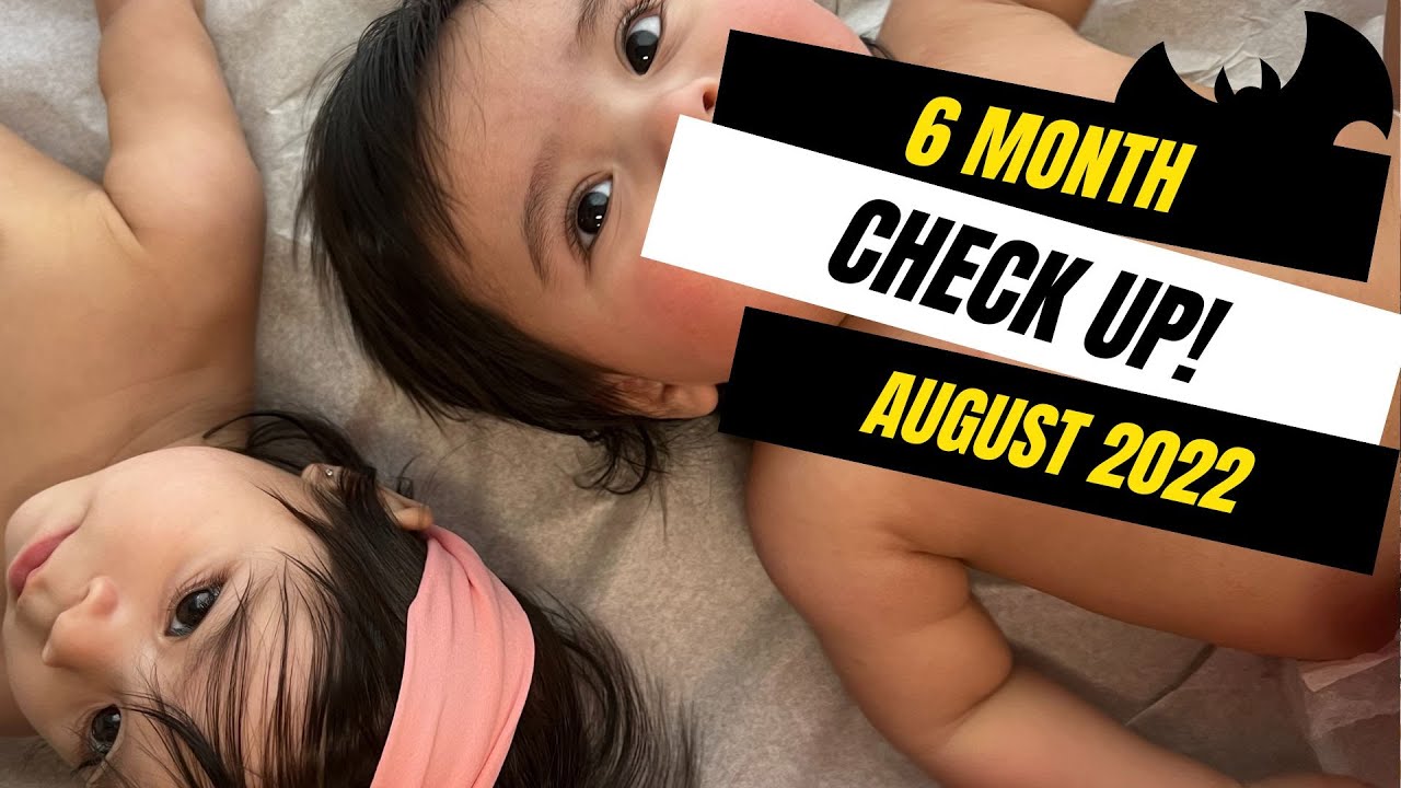 twins-6-month-check-up-youtube