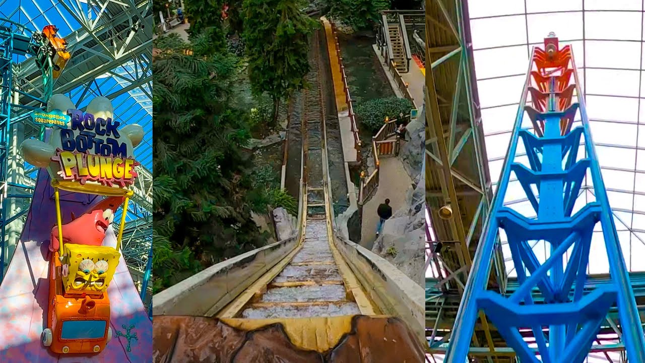Every Roller Coaster at Nickelodeon Universe Mall of America And Other Rides That We Rode!
