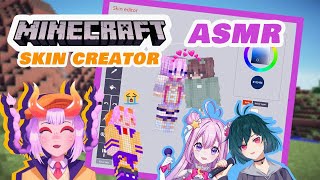 🔴【MINECRAFT】【VTuber】【ASMR】MAKING SKINS FOR MY VTUBER FRIENDS | Close Whispering, Soft Spoken screenshot 5