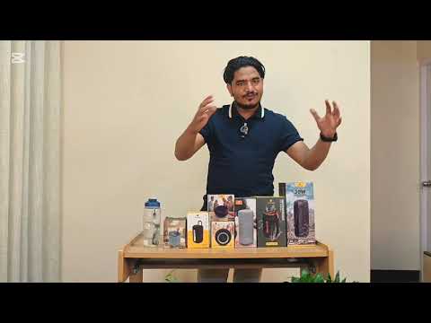 MyPower Speaker Series Portable High Bass RGB Lights Water Resistant 