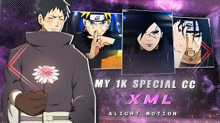 My Special 1k CC Xml for Alight motion user &amp; Anime Edits | #preset #xml #alightmotion #animeedits