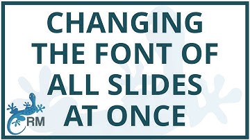 PowerPoint: Het lettertype van alle dia
