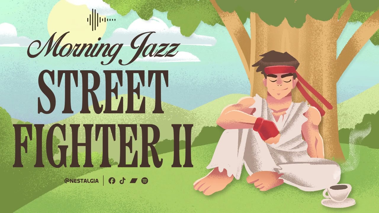 Street Fighter II ☀️🎷 Morning Jazz | Hadoukens & Harmonies 🥋☕