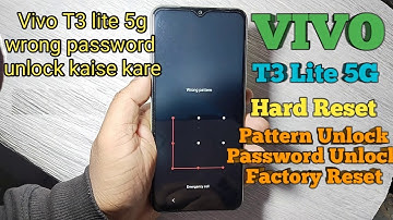 Vivo T3 Lite 5g Hard Reset & Remove All Type Password Lock ! Vivo T3 Lite 5g Lock kaise Tode .