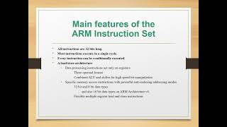 EEE320 Assembly Language ARM 1