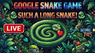 βπ΄ Google Snake Game Live | Non-Stop High Score Challenge