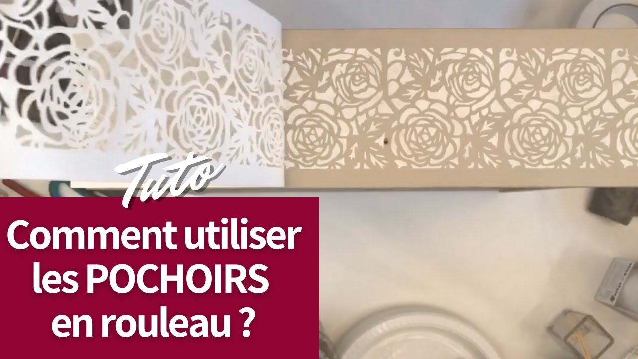 Les Pochoirs en rouleau Redesign Relooker vos meubles leur utilisation