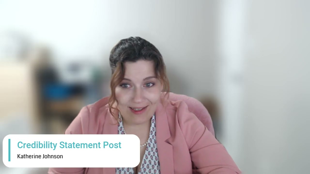 Credibility Statement Post