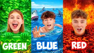 24 Saat Boyunca Tek Renk Ile Hayatta Kalmak