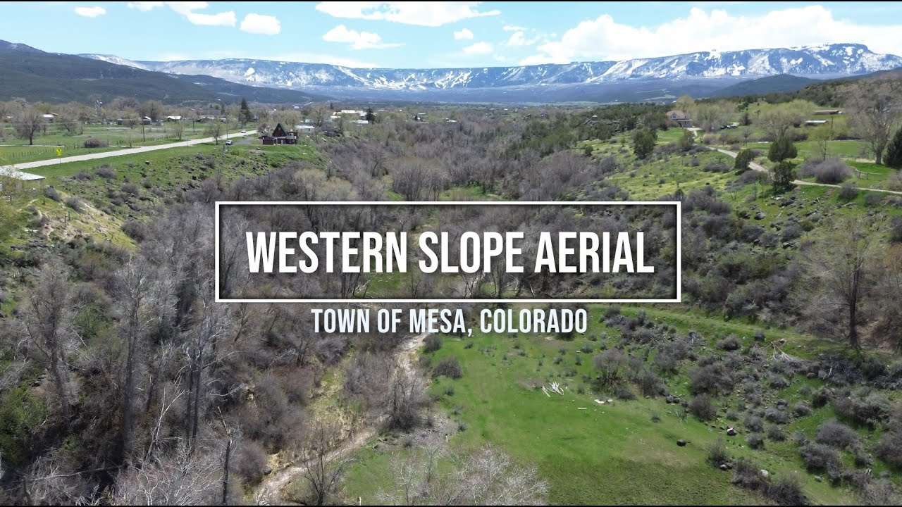 Town of Mesa | Colorado 4k Drone Footage