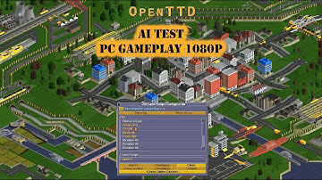 OpenTTD ▪ AI Test Part 1 ▪ AdmiralAI / OtviAI / RailwAI / PathZilla