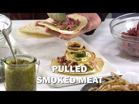 Tacos with Pulled Smoked Meat