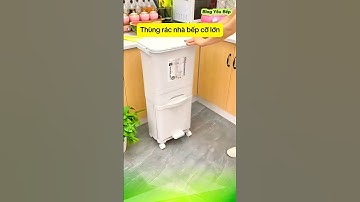 Thùng đựng rác cỡ lớn thông minh tiện lợi #blogyeubep #thungracthongminh